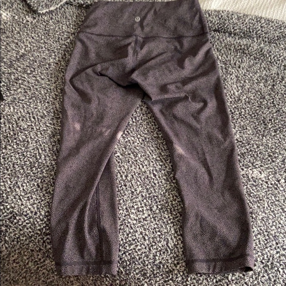 Lululemon wunder under crop legging